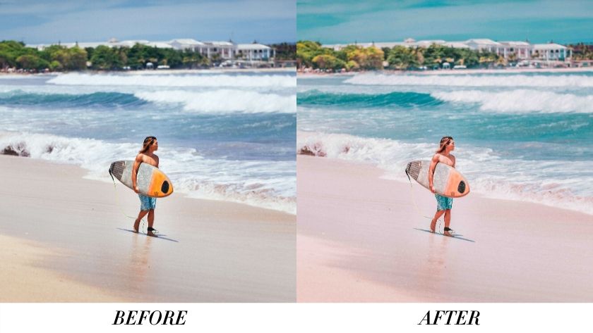 Beach Vibe Lightroom Preset Free