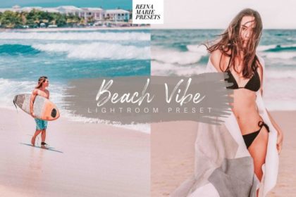 xfree beach vibe lightroom preset
