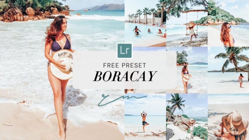 Free Boracay Lightroom Preset Beach Preset