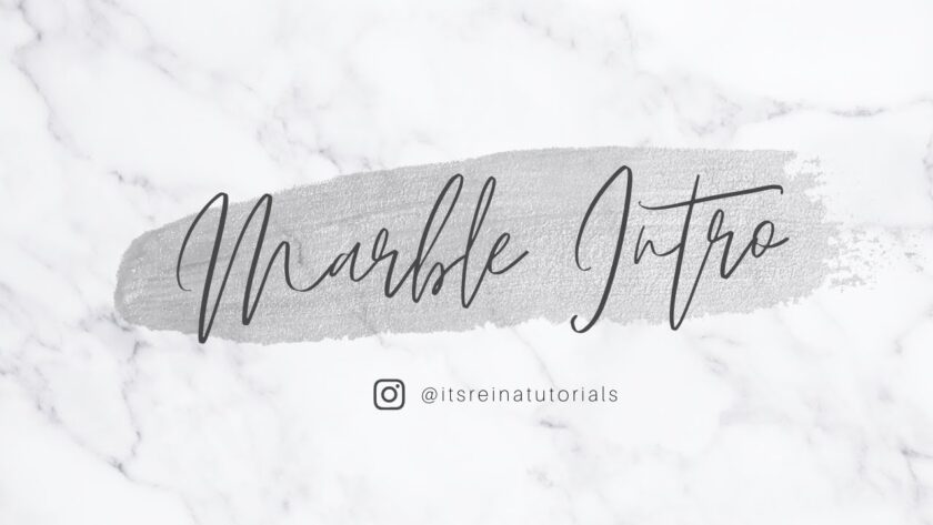 White Marble Intro Template