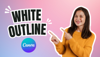 White Outline To Image In Canva